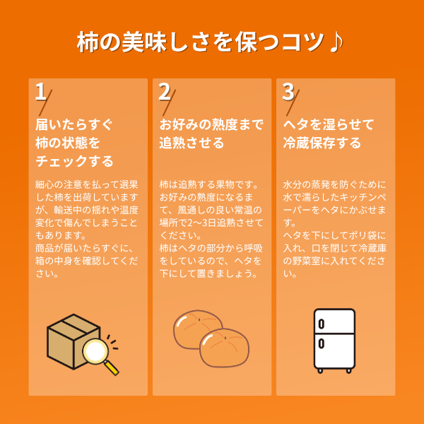 袋がけ富有柿【12月中旬より順次発送】☆彡大野柿を産地直送の商品画像 13